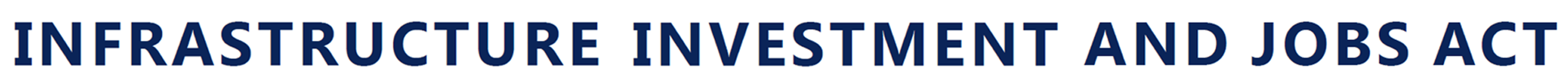 Infrastructure Investment and Jobs Act