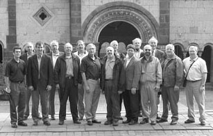 Group photo of the scanning tour panel in Germany